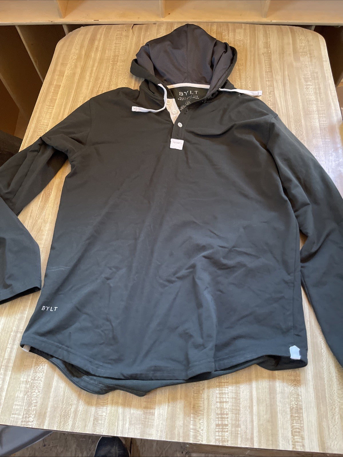 bylt drop cut hooded henley lux Medium 