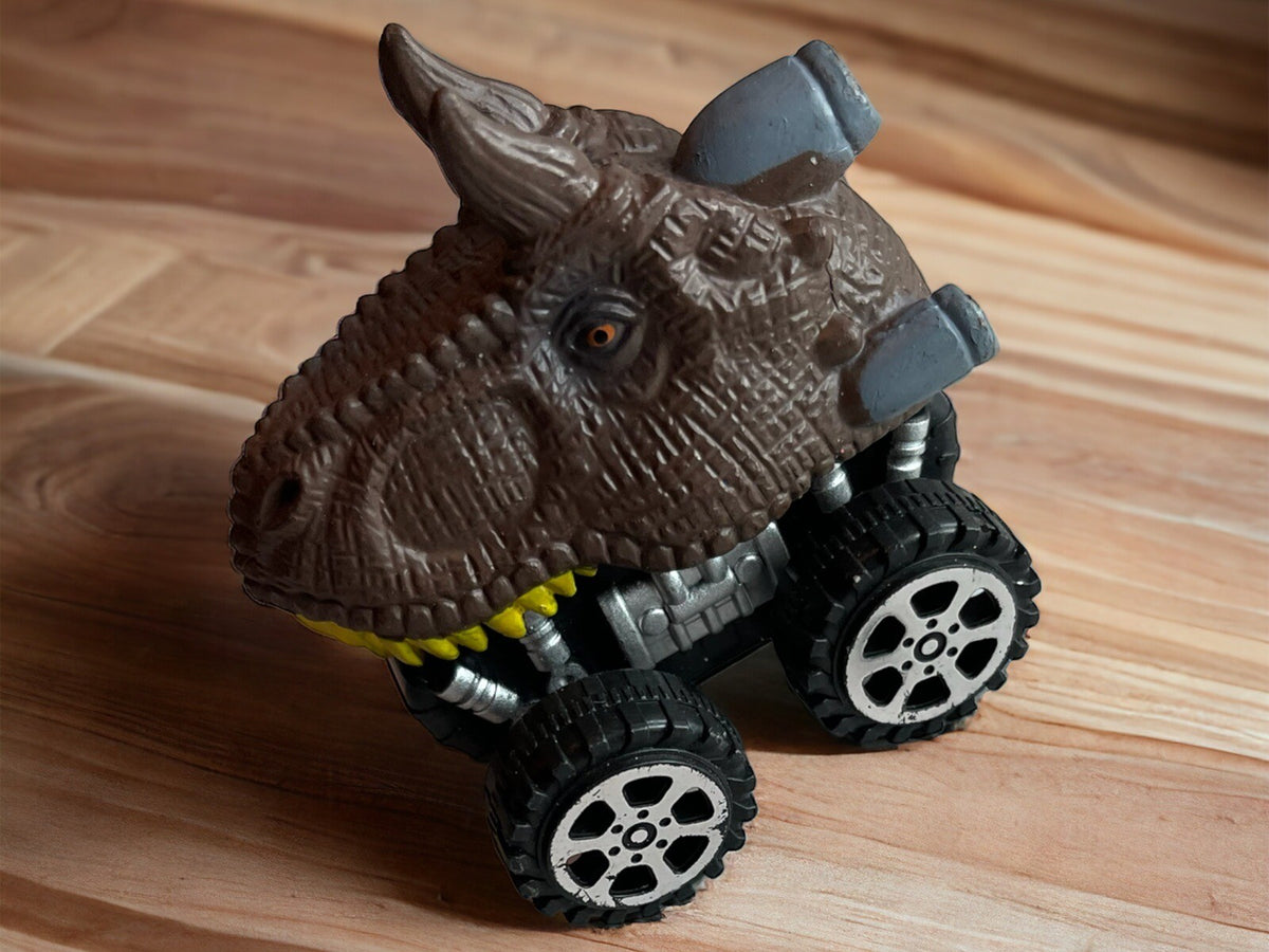 Pull Back Dinosaur Racing Car
