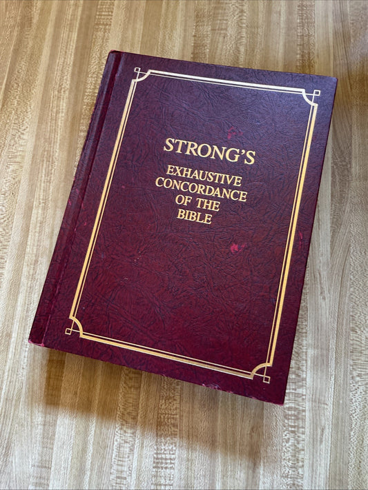 strong's exhaustive concordance of the bible Hardcover 