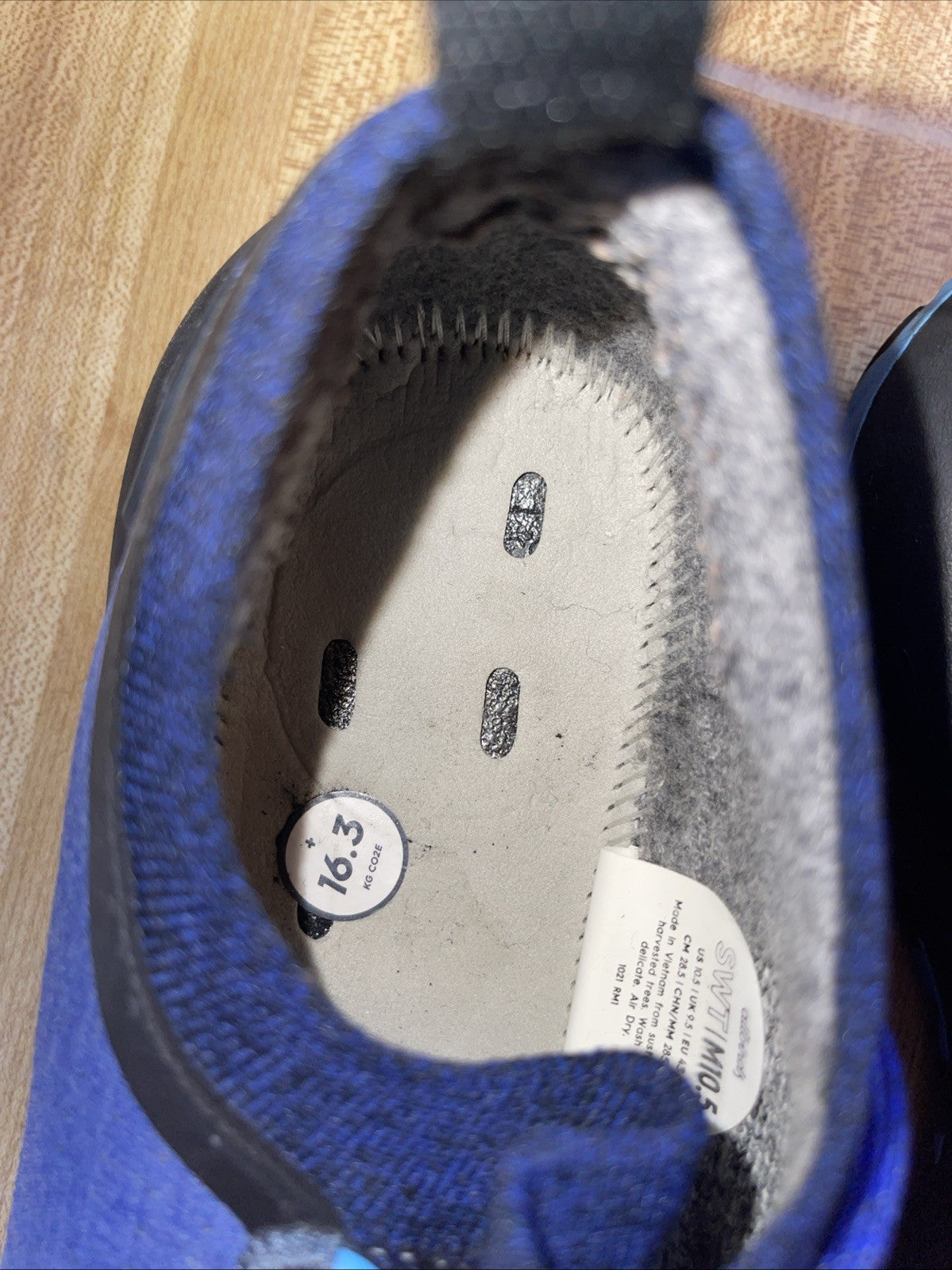 Allbirds SWT Men’s 10.5 No Insoles