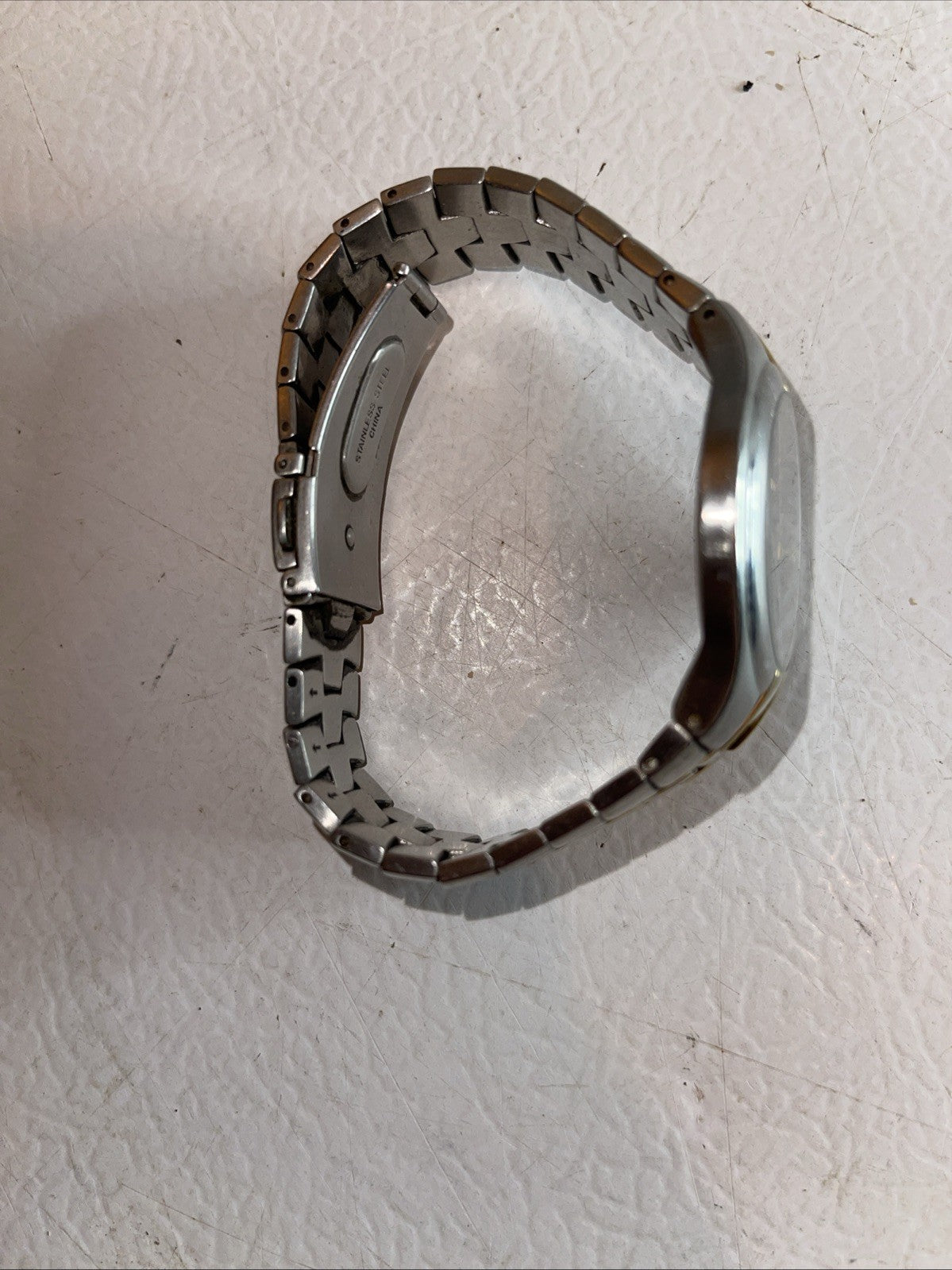 Elgin Diamond Men’s Watch As Is For Parts Missing Back 