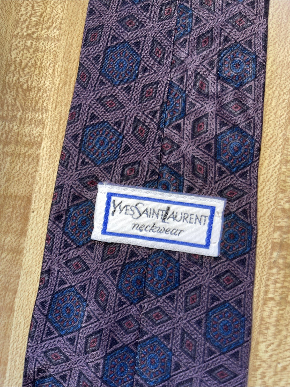 yves saint laurent tie silk