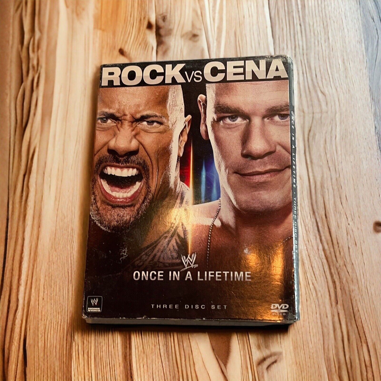 WWE: Once in a Lifetime - The Rock vs. John Cena (DVD, 2012, 3-Disc Set)