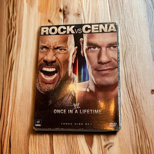 WWE: Once in a Lifetime - The Rock vs. John Cena (DVD, 2012, 3-Disc Set)