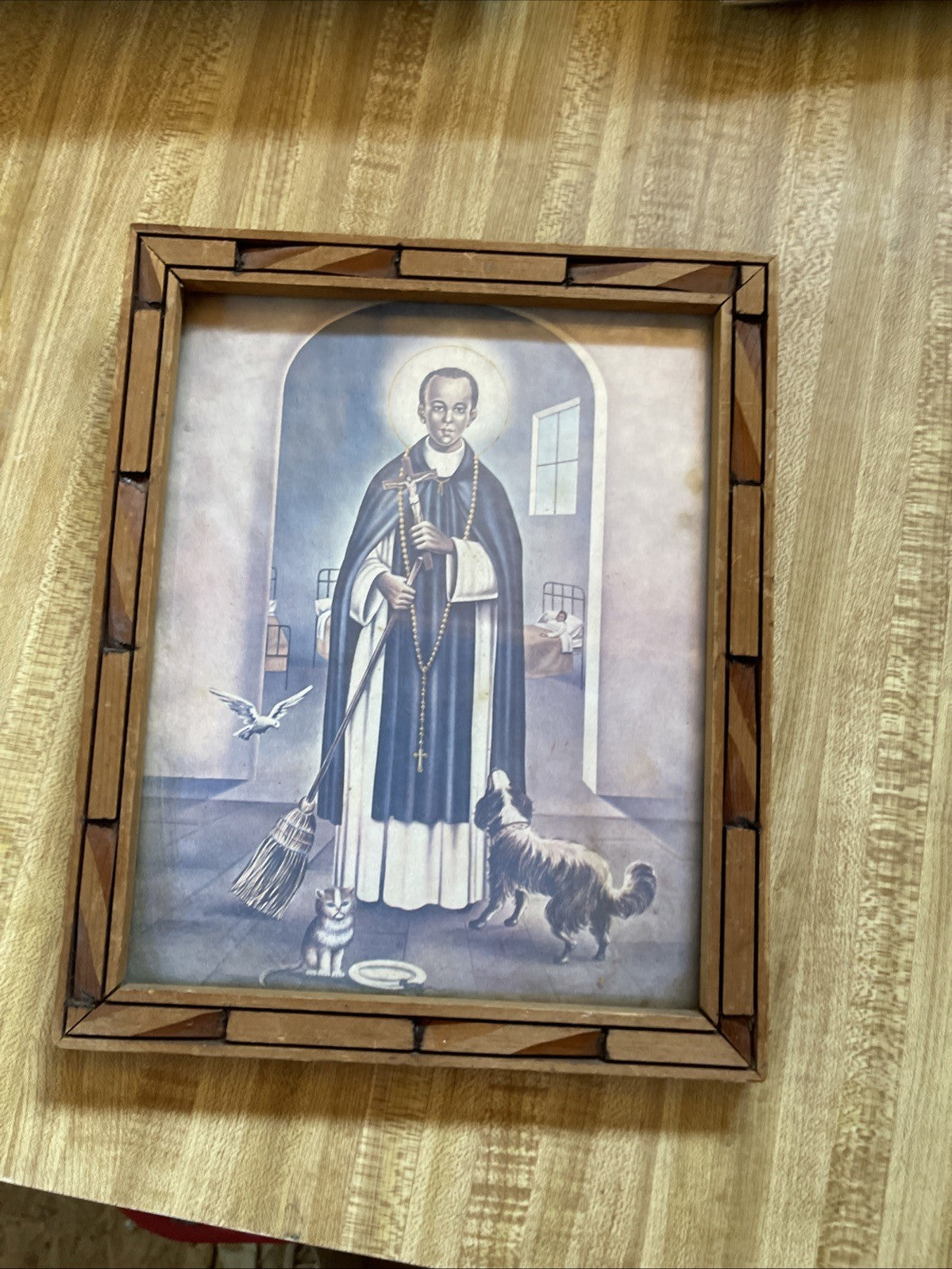 Vintage St Martin De Porres Print