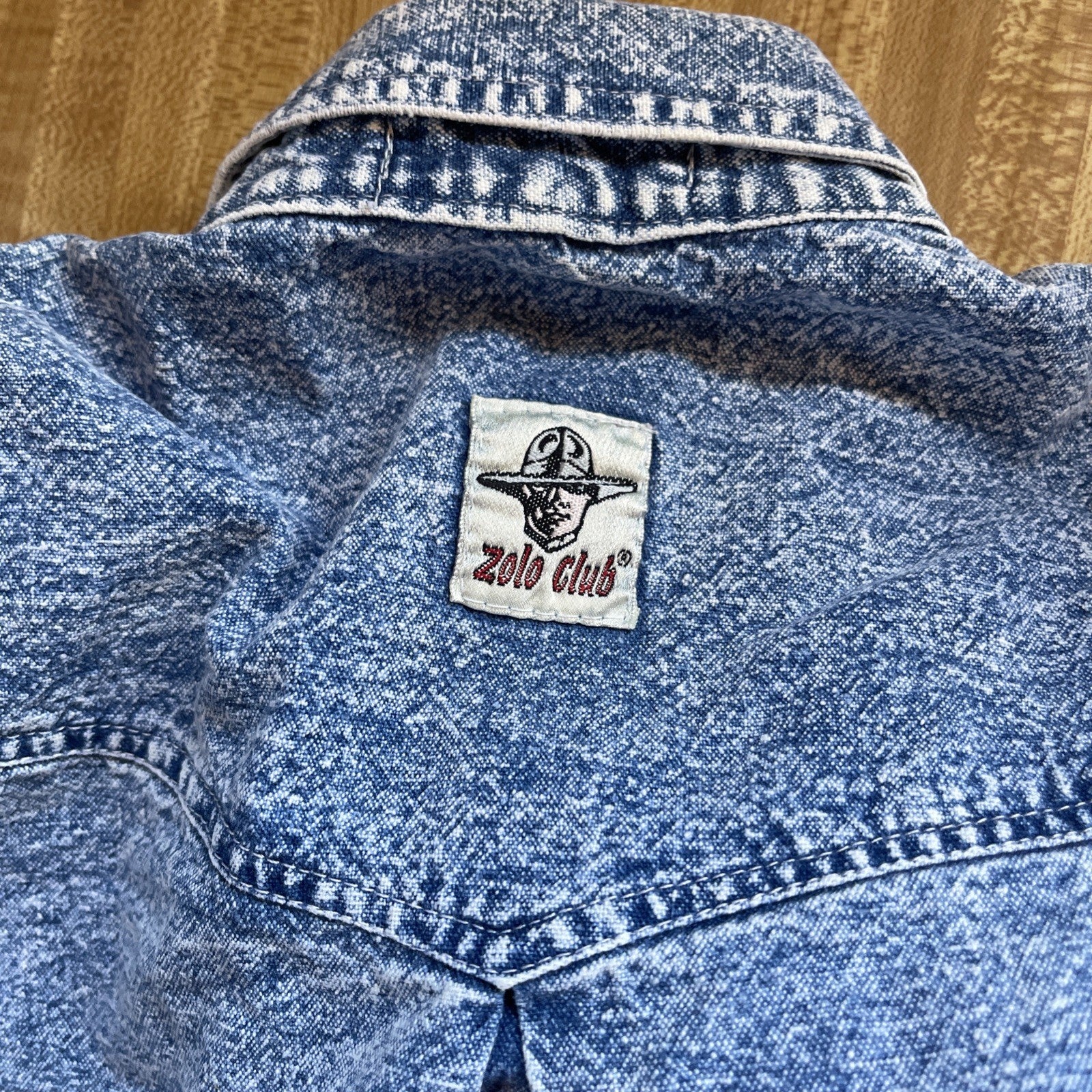 Vintage Zolo Club Denim Button Up 
