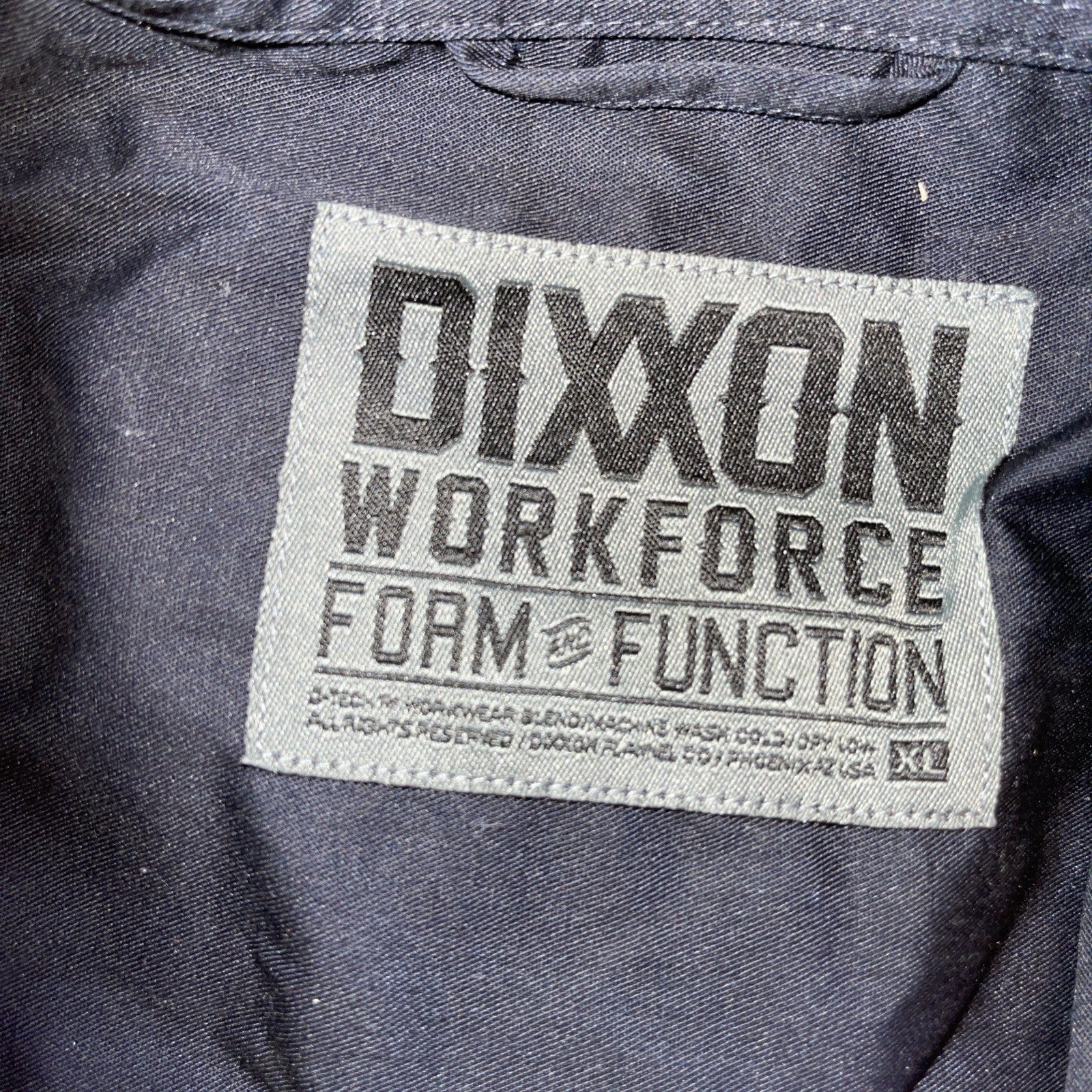dixxon workforce shirt XL
