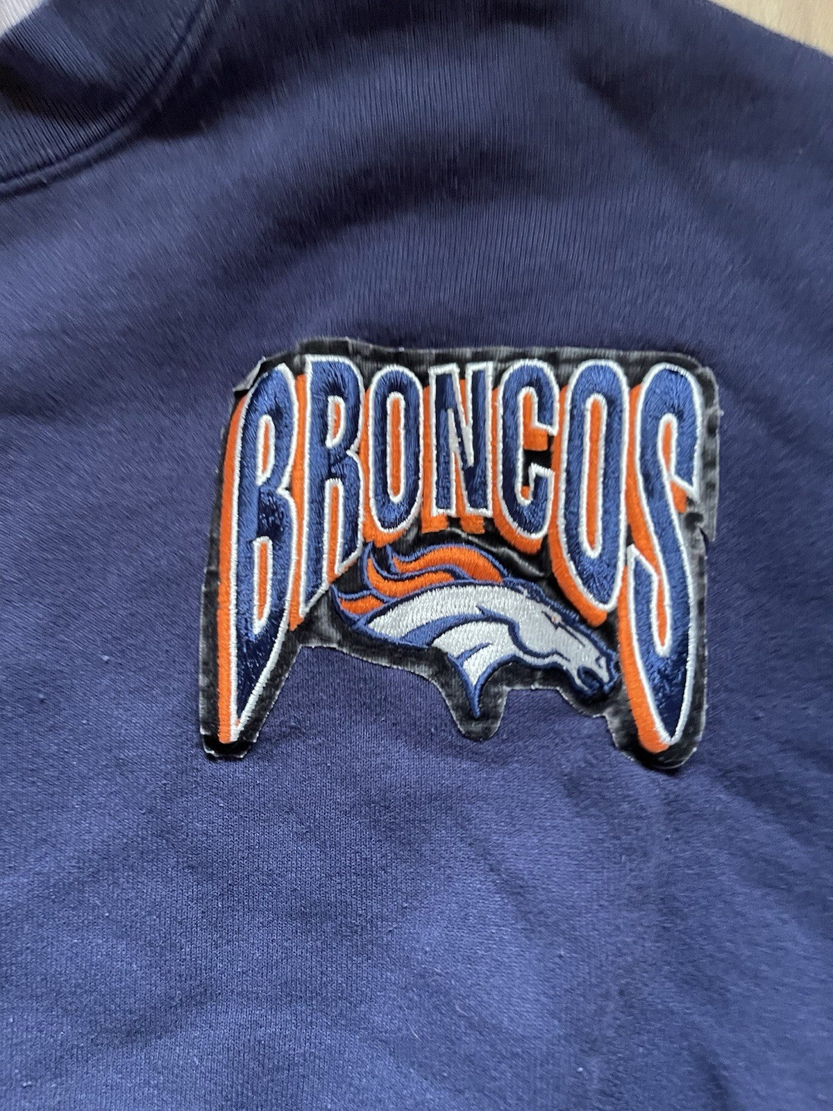 Vintage Made In USA Majestic Denver Broncos Sweatshirt Large 
