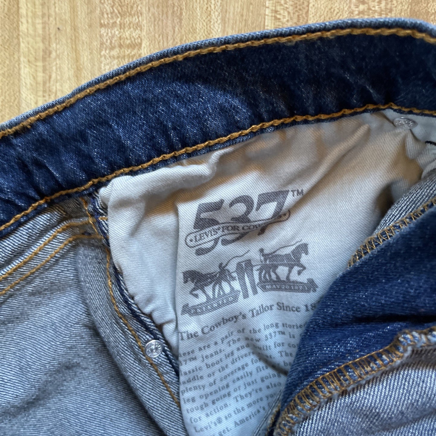 levis 537 western bootcut 36/34