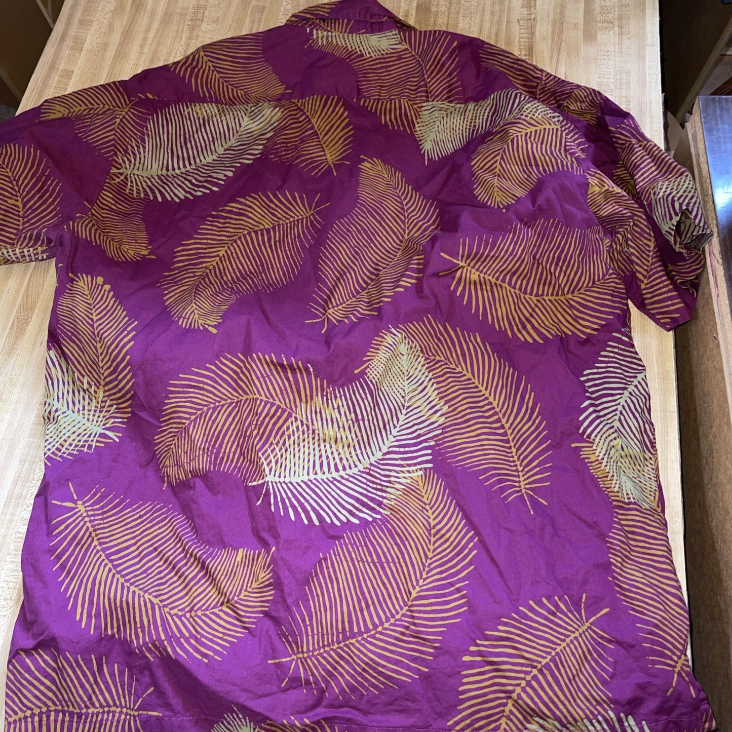 Caribelle Batik Hawaiian Shirt Large 
