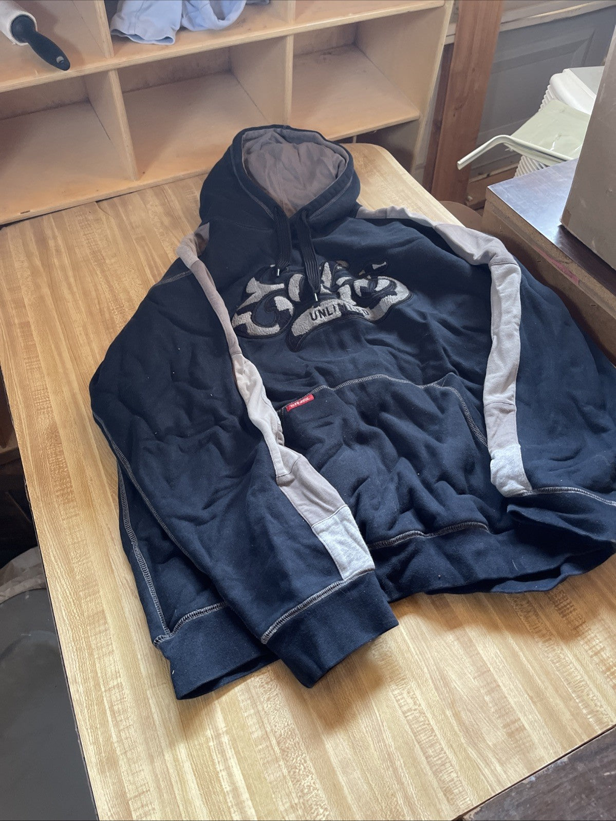 Ecko Unlimited Hoodie XXL Y2K Hiphop Streetwear 