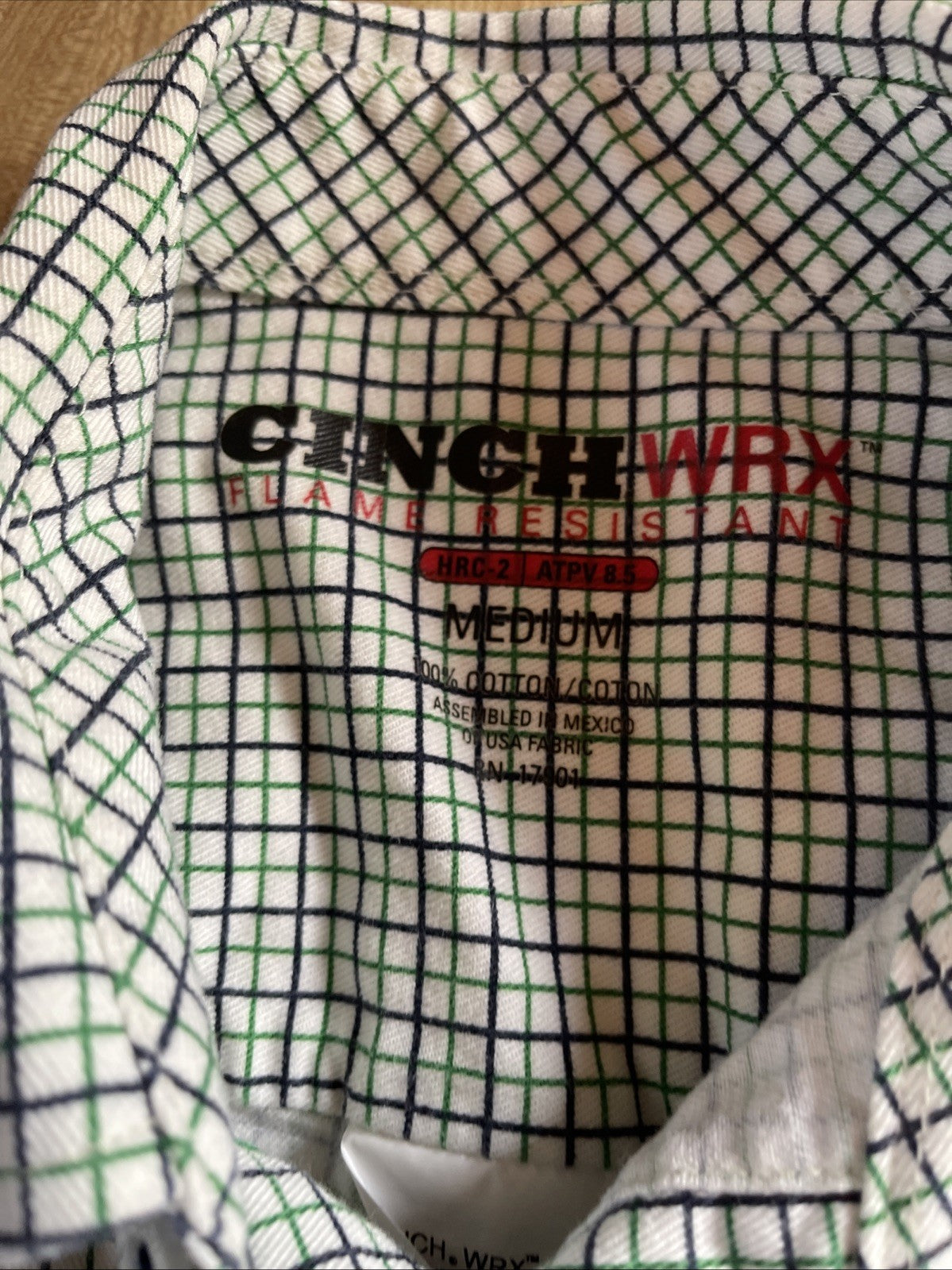 Cinch Wrx Flame Resistant Flannel Medium 