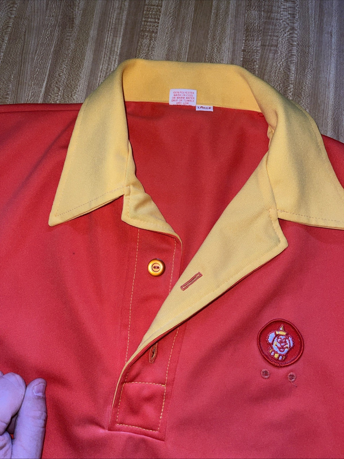 Vintage Jack In The Box Employee Shirt Large 