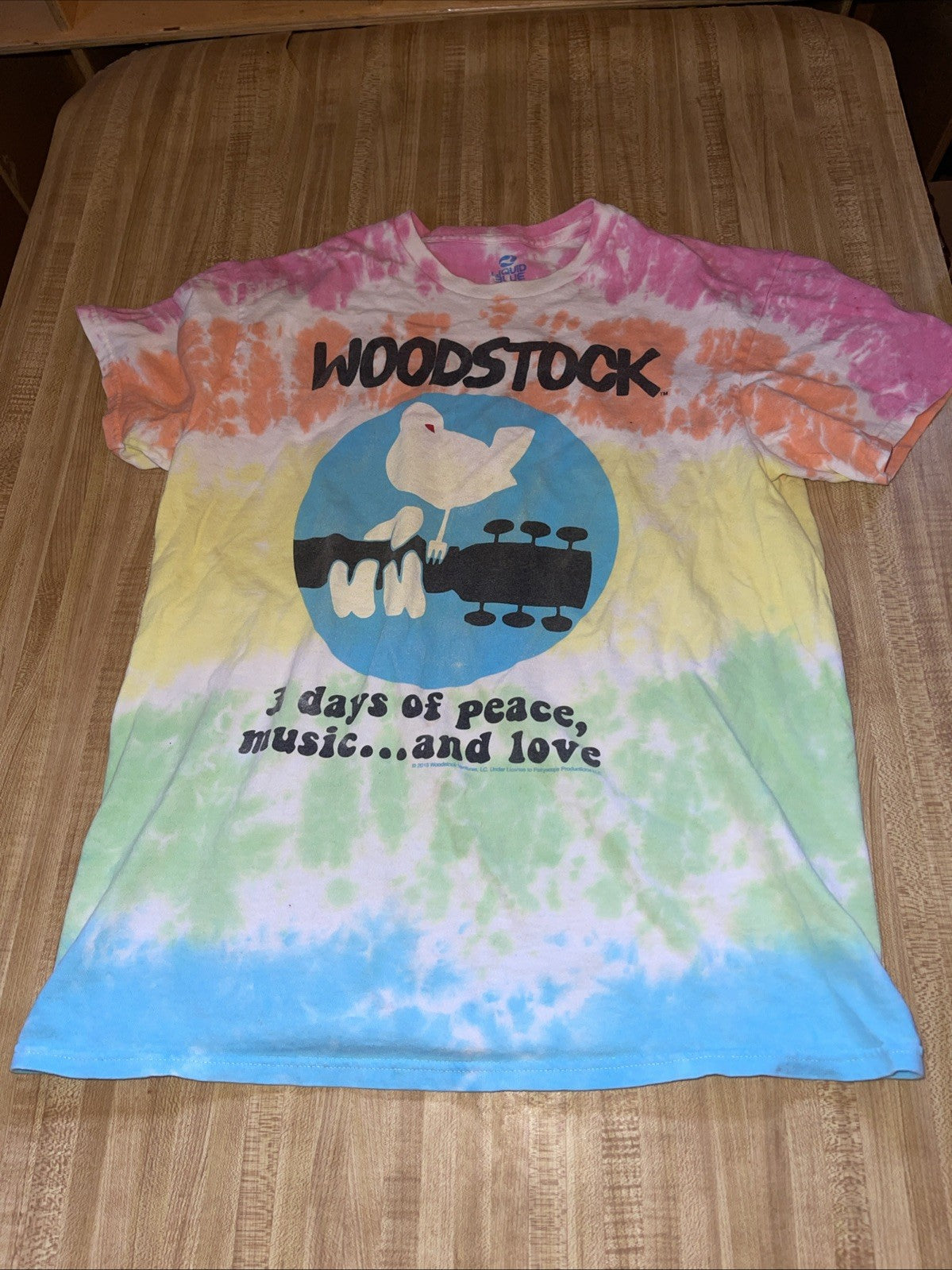 Liquid Blue Woodstock T Shirt Medium 