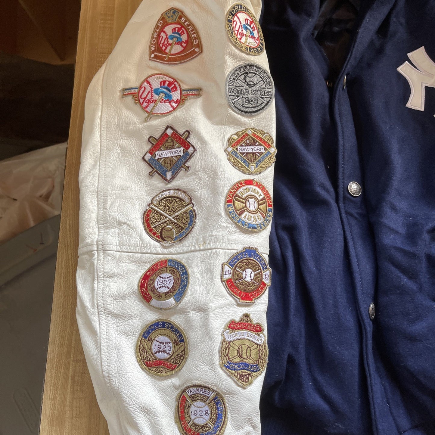 Vintage New York Yankees 26 Time World Series Champion Varsity Jacket XL