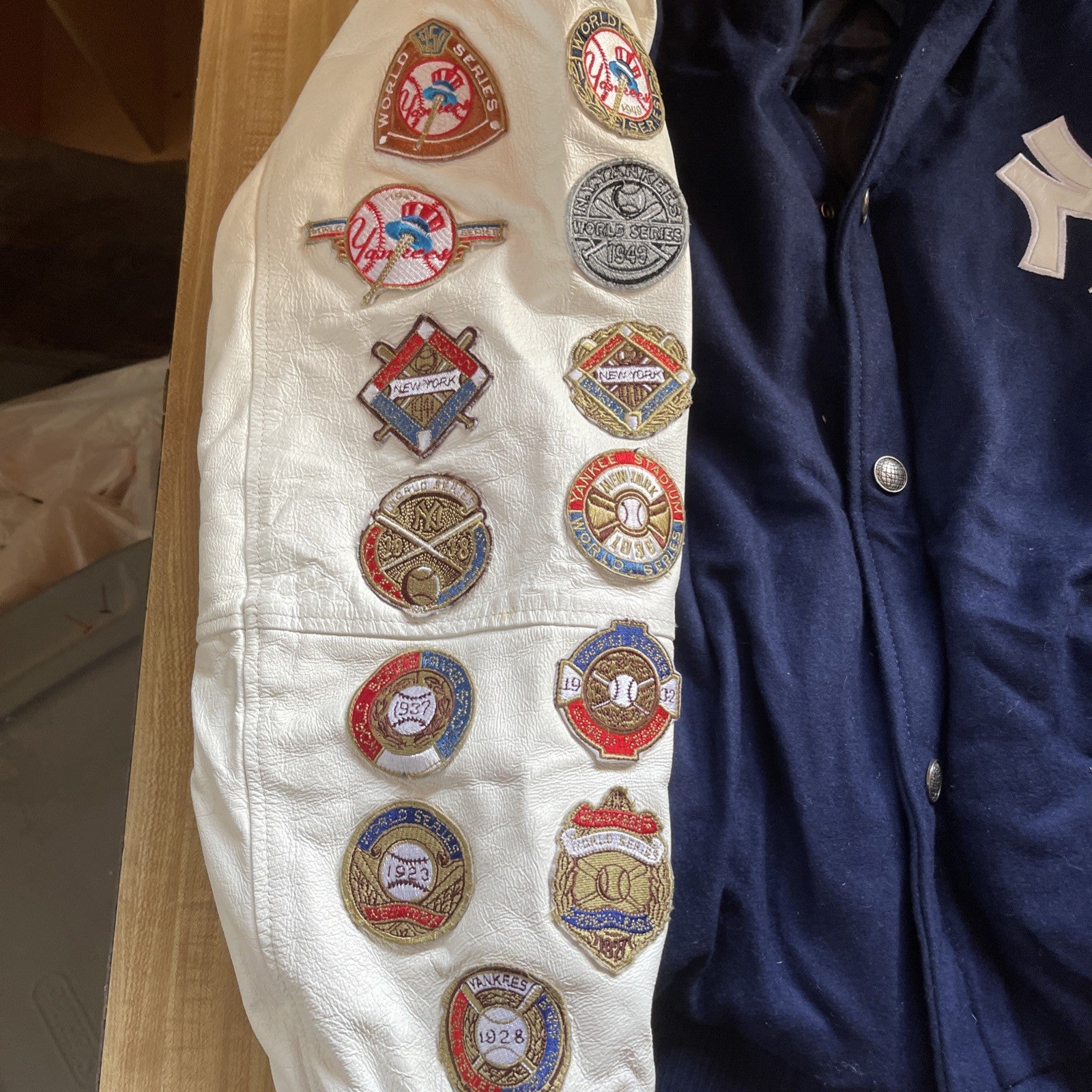 Vintage New York Yankees 26 Time World Series Champion Varsity Jacket XL