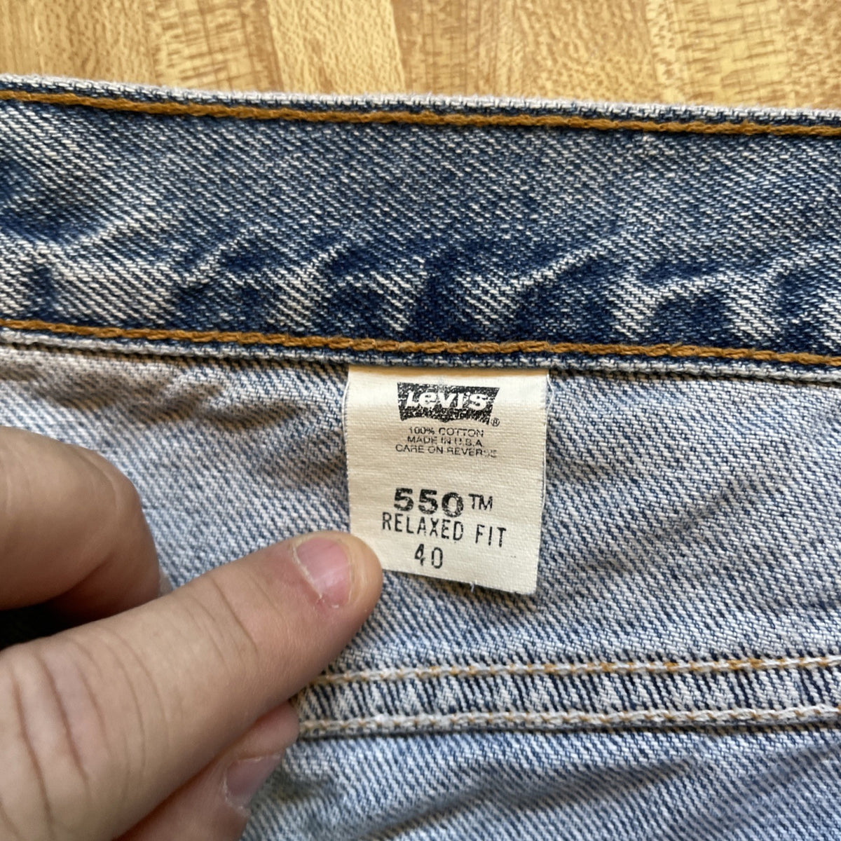 Vintage Made In USA Levi’s 550 Jorts 40
