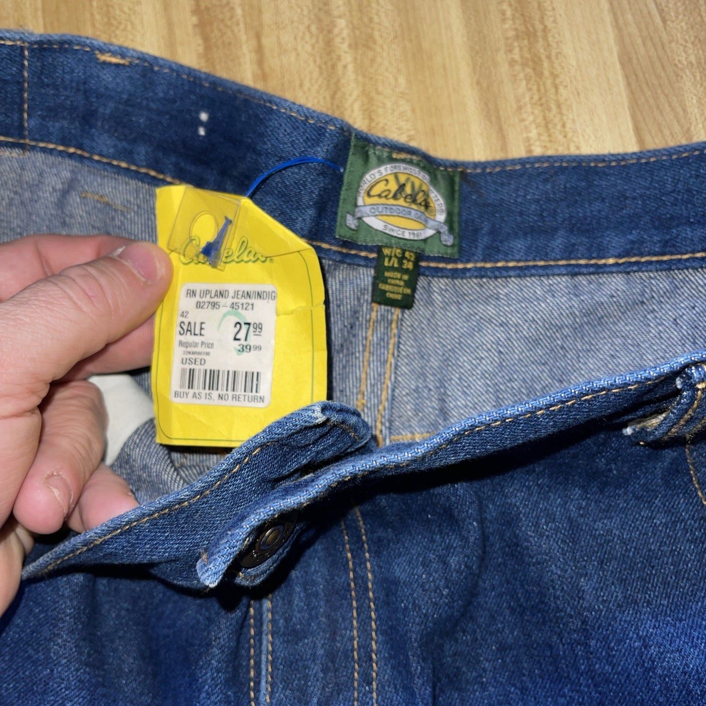Cabelas Outdoor Gear Hunting Jeans 42/34