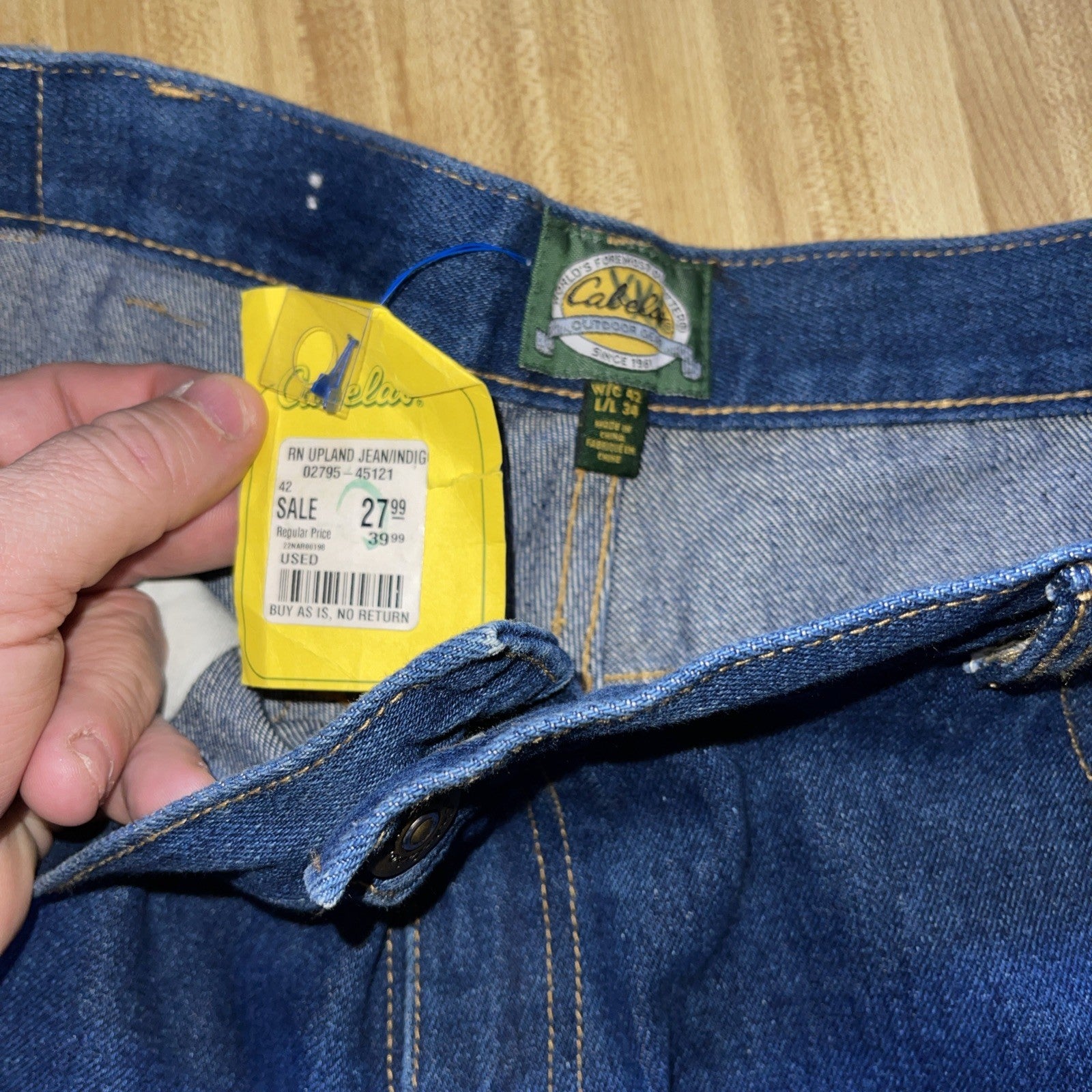 Cabelas Outdoor Gear Hunting Jeans 42/34