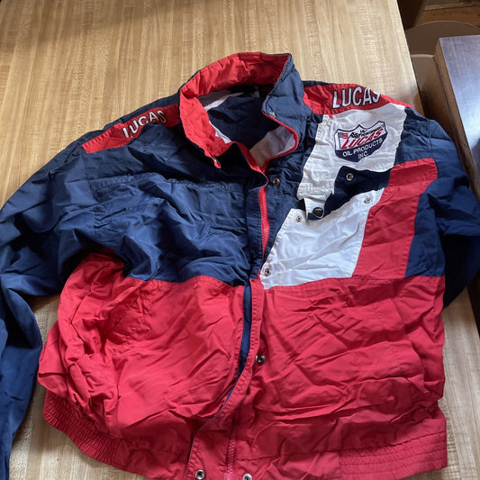 Vintage Lucas Oil Jacket Large 