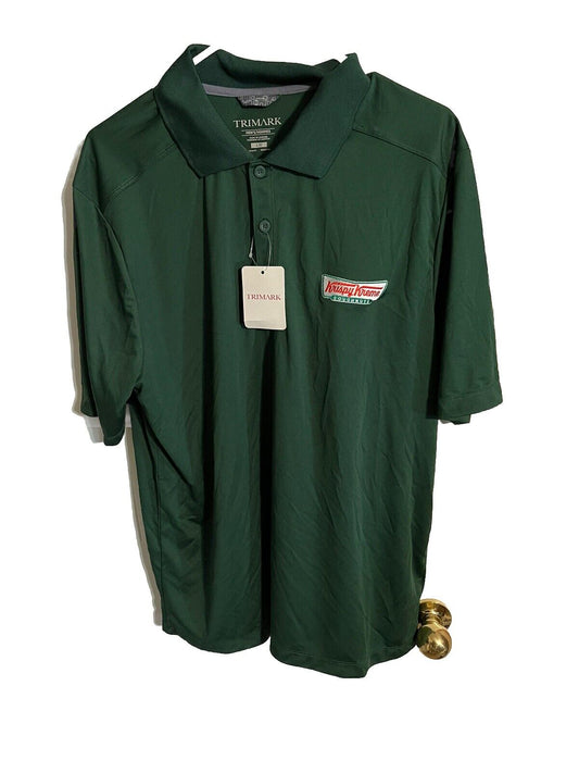 Trimark Krispy Kreme Doughnuts Employee Polo Large 