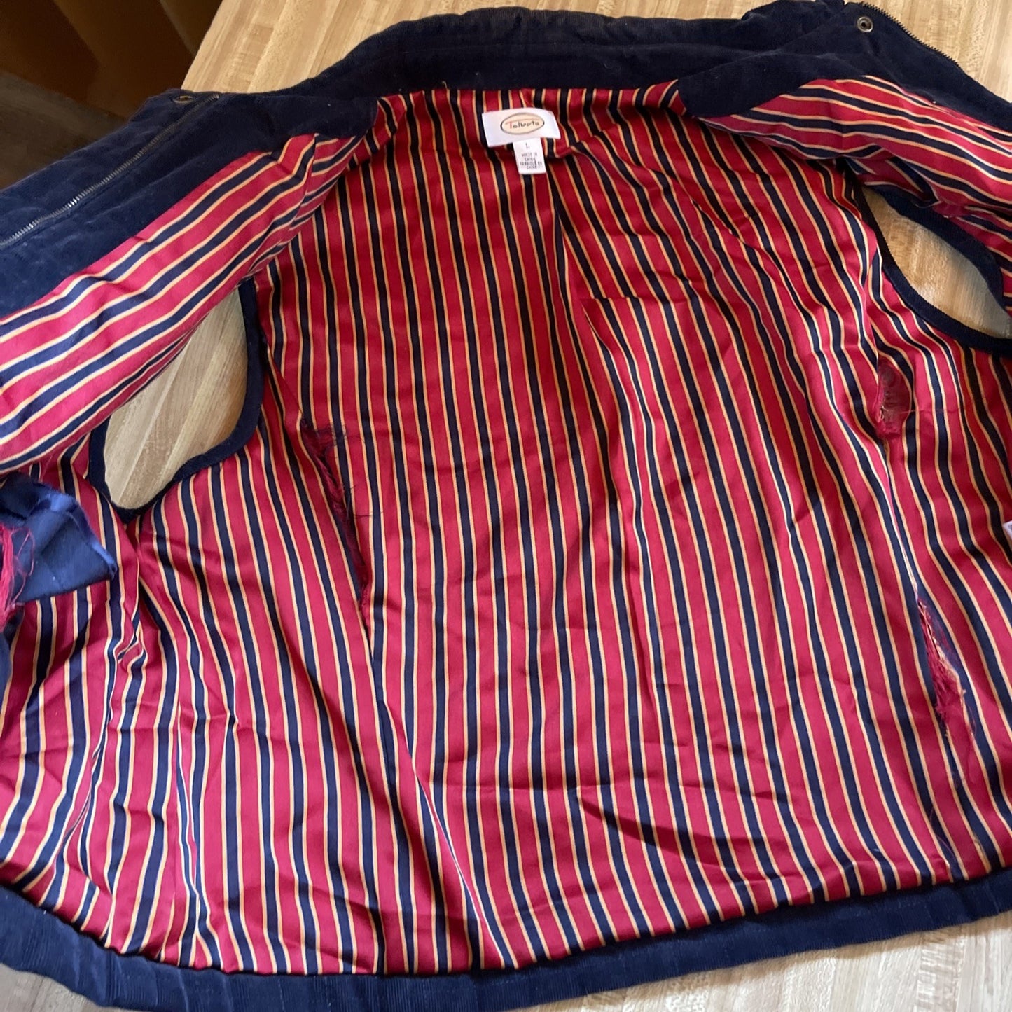 Talbots Corduroy Vest Large 