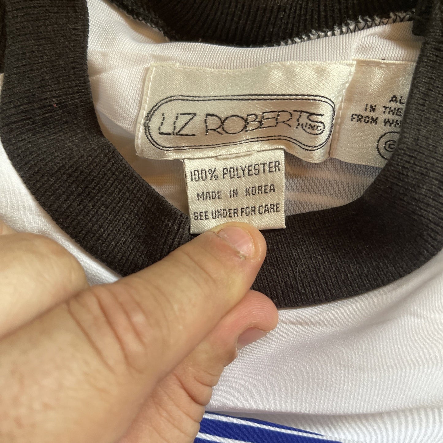 Vintage Liz Roberts Top Medium 