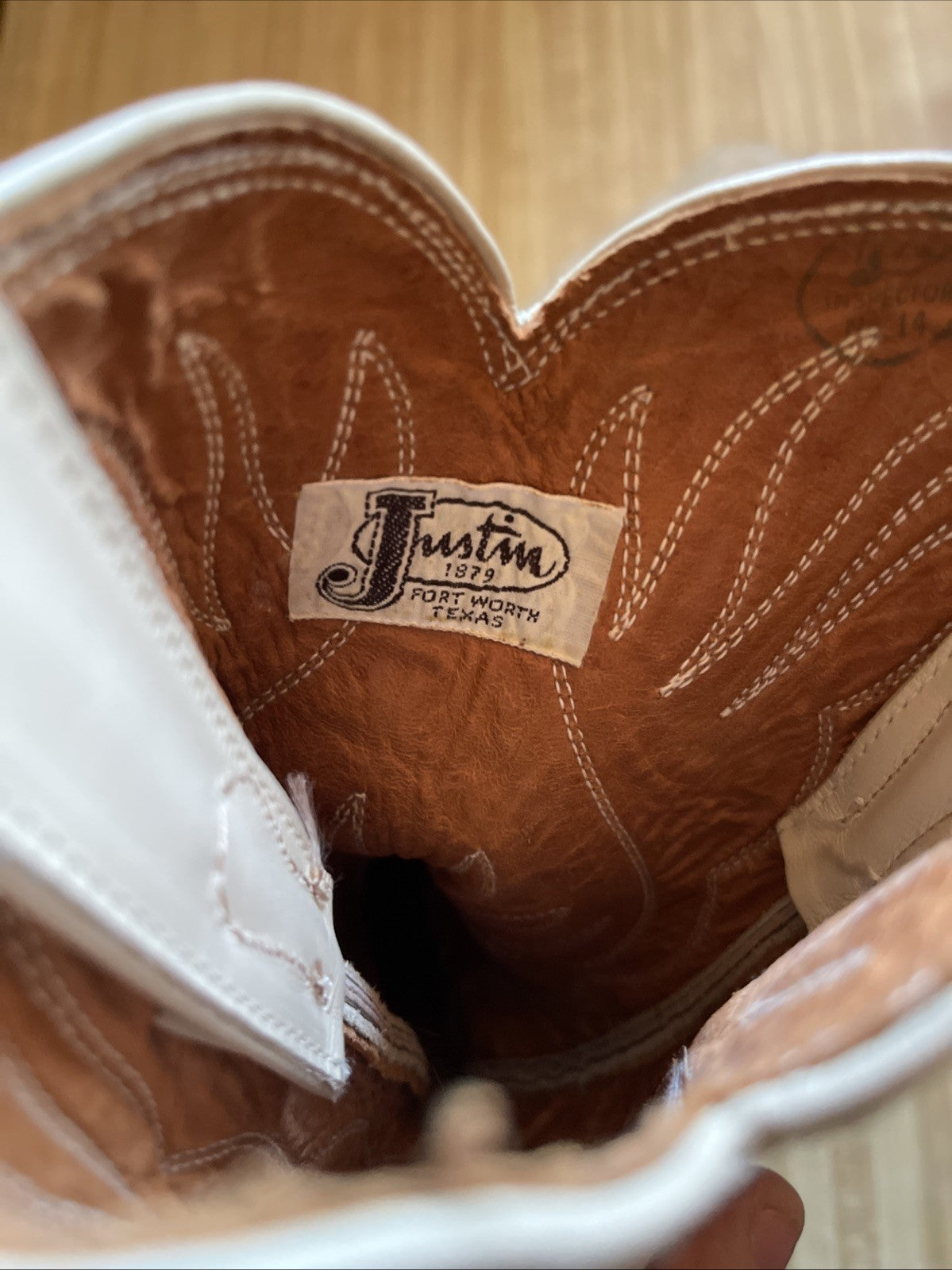 Justin Cowgirl Boots Vintage 5.5 B