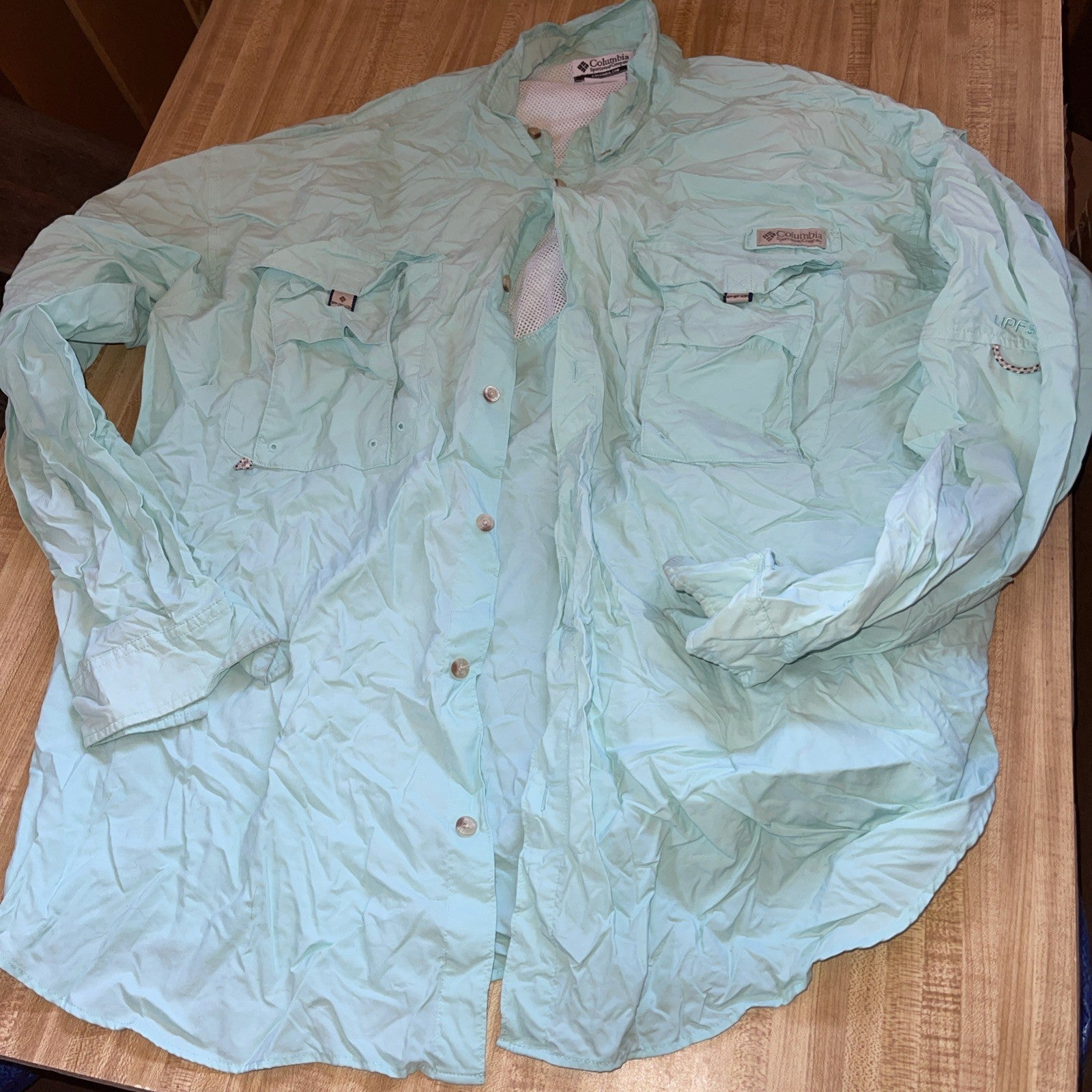 Columbia Vented Fishing Shirt 3XL 