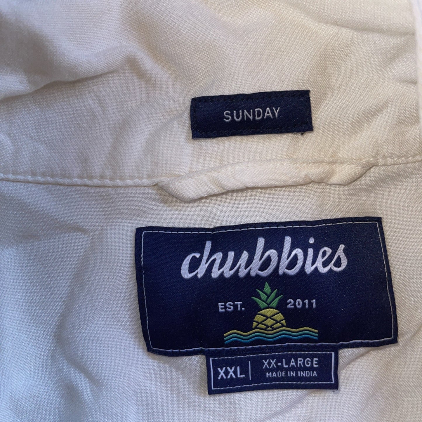 Chubbies Button Down XXL 