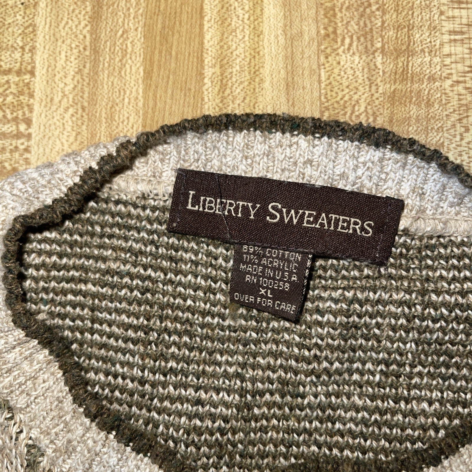 Vintage Liberty Sweaters Sweater XL Made In USA 