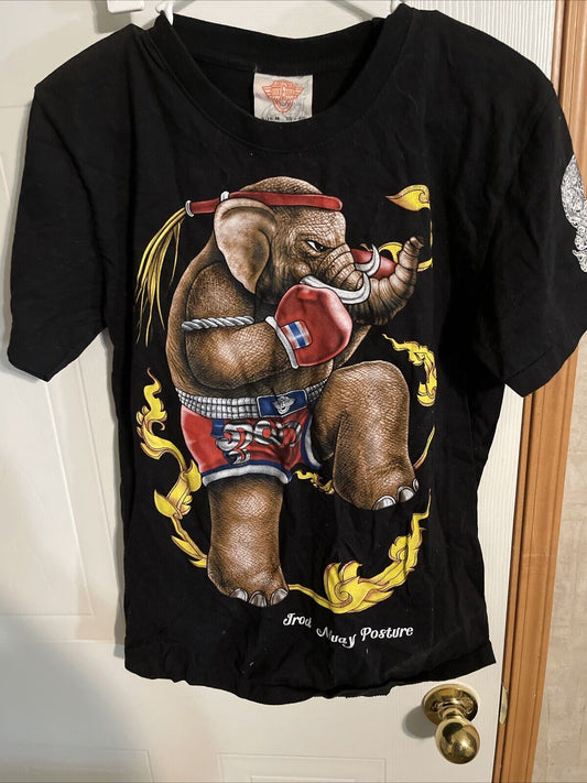 Rock Eagle Trod Muay Posture T Shirt Medium 