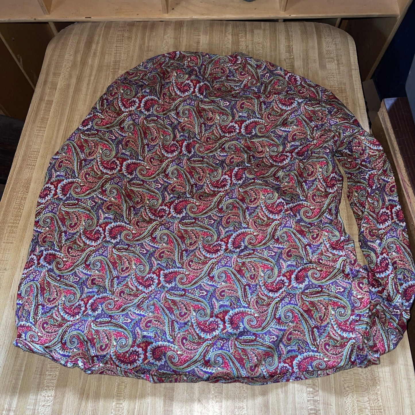 alan flusser paisley shirt xxl