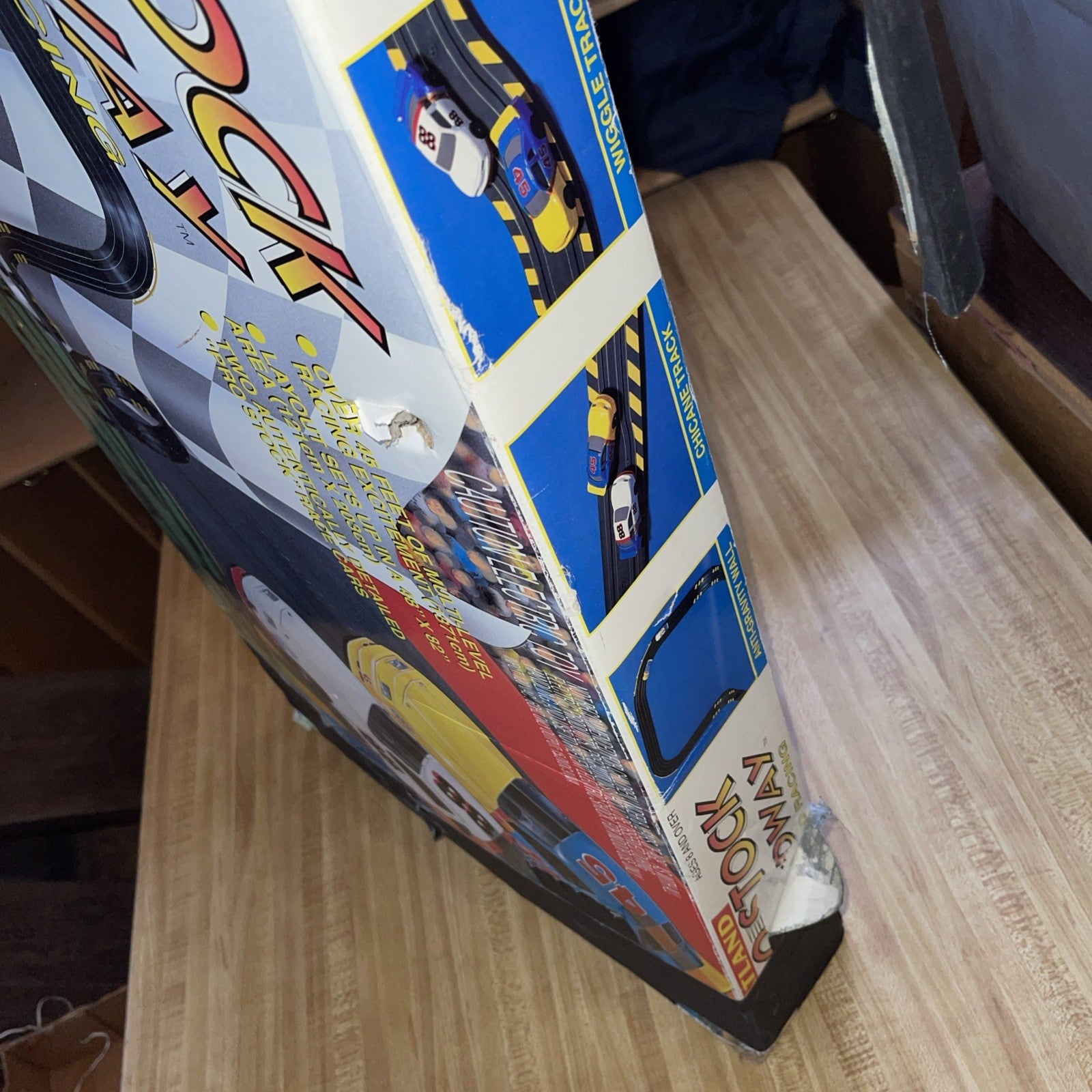 Vintage Greatland Pro Stock Slot Car Track With Original Box No Cars Included 