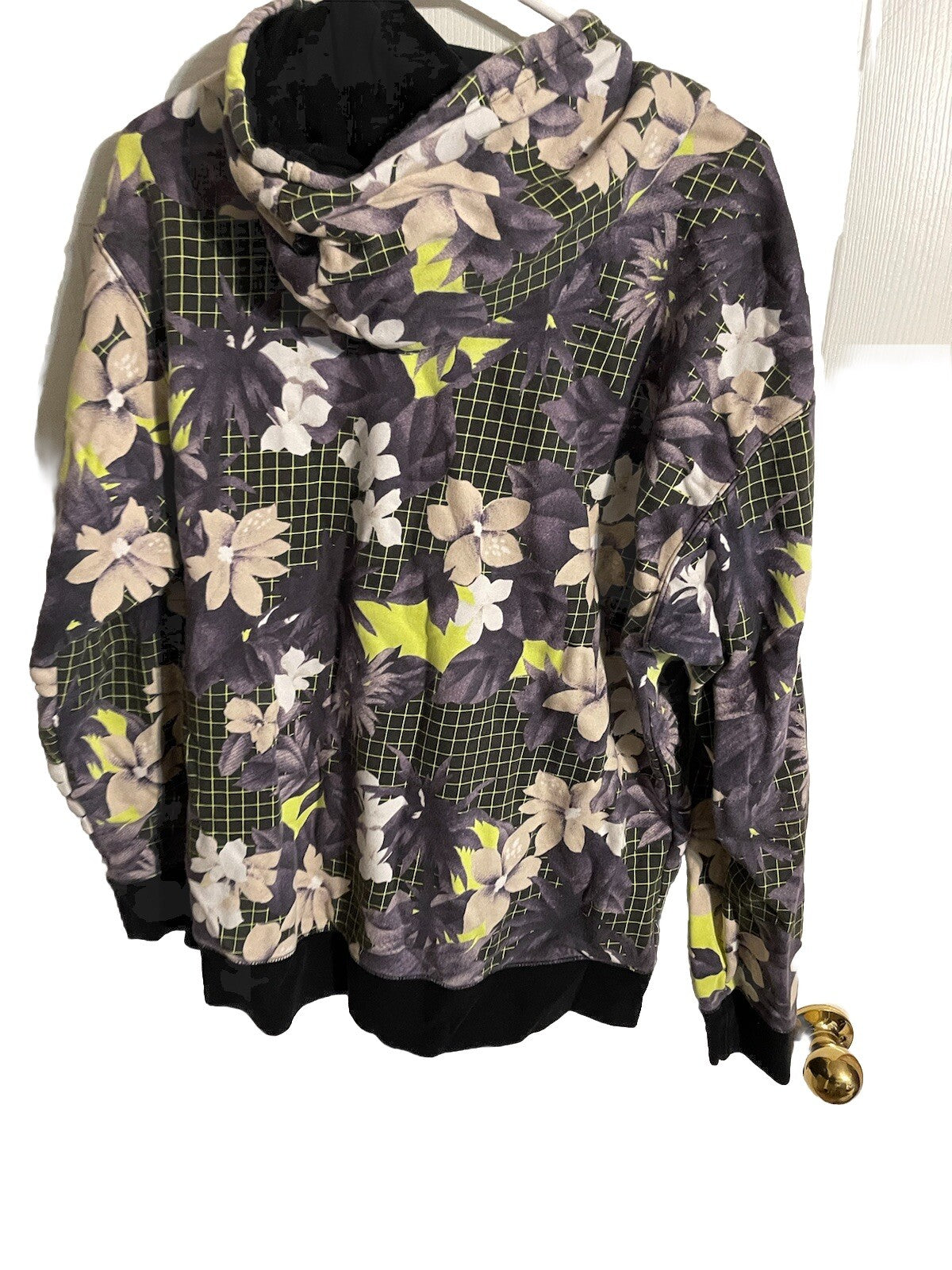 Nike SB Floral All Over Print Hoodie Large