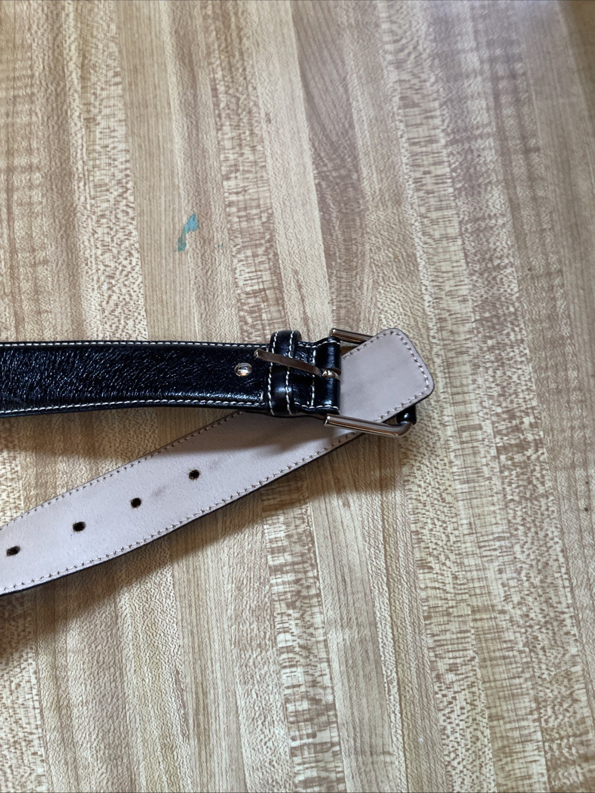 Ann Taylor Leather Belt Small 