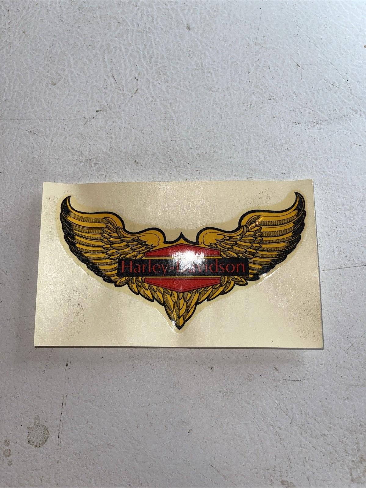 Vintage Harley Davidson Art Decal