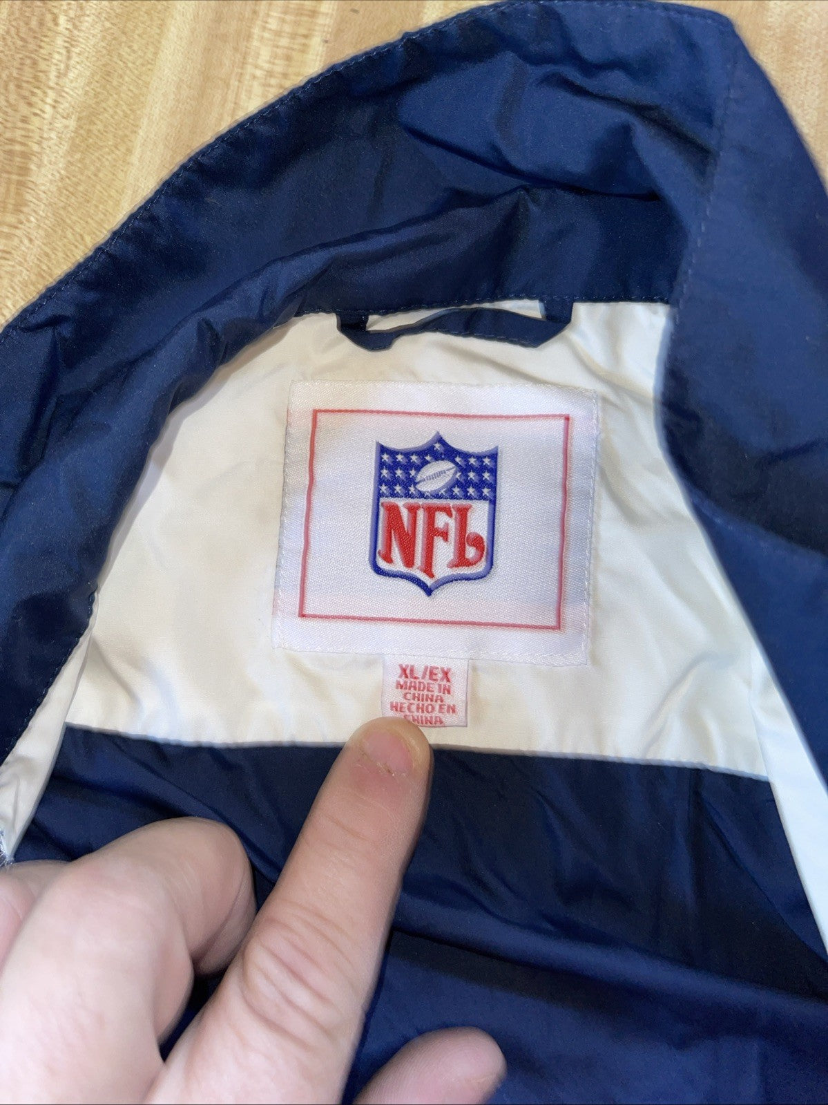 Chicago Bears Windbreaker Mens Size XL Sports Illustrated NFL Football