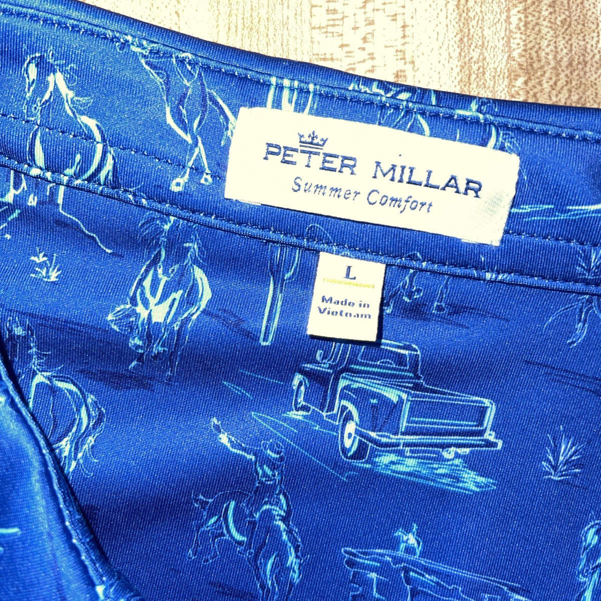 Peter Millar Summer Comfort Polo Large AOP