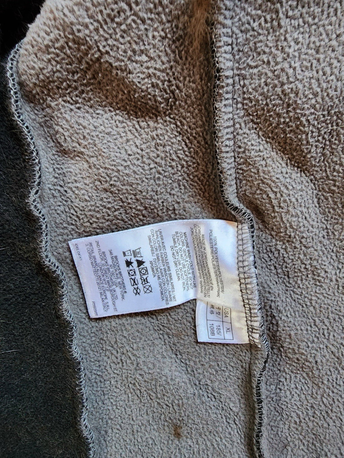 Brooks Brothers 346 Full Zip XL