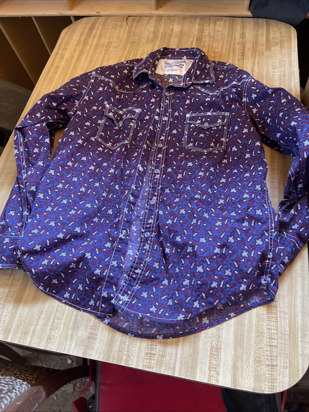 Wrangler 20x Competition Advanced Comfort Pearl Snap Large 