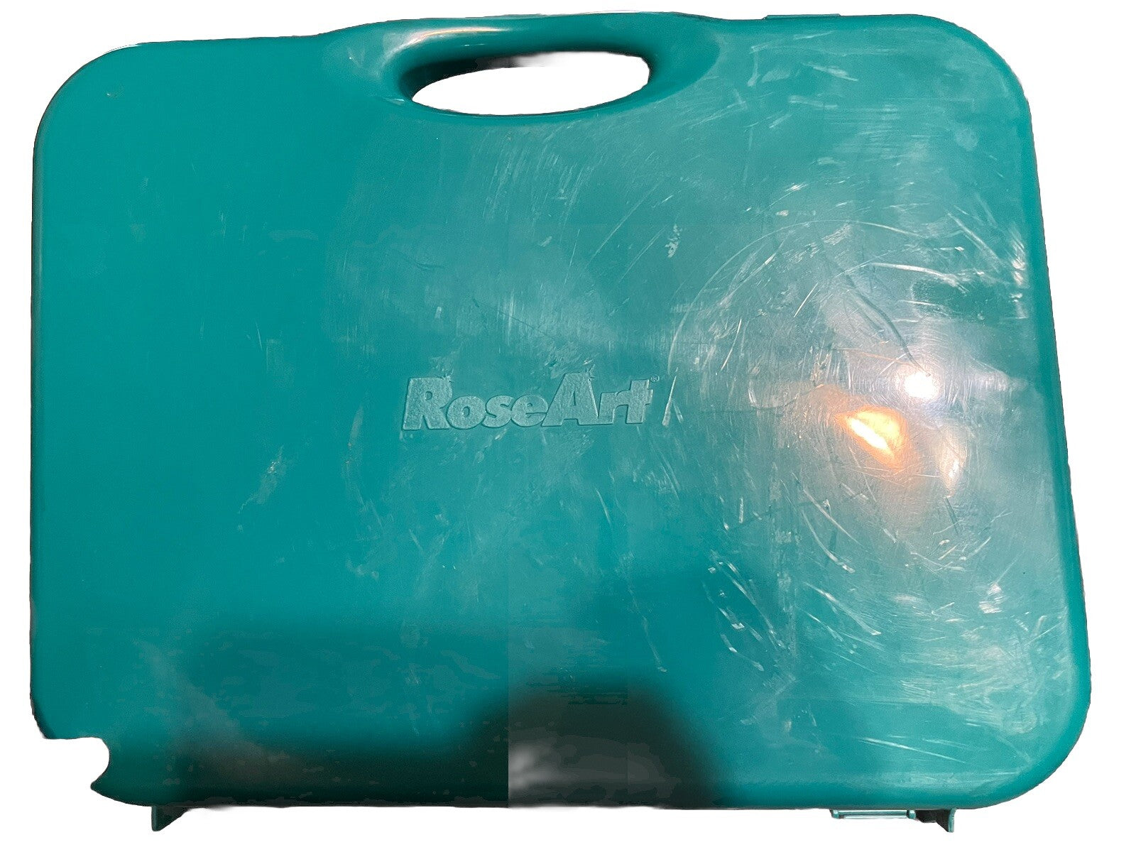 Roseart Hard Carrying Case With Rubber Stamps