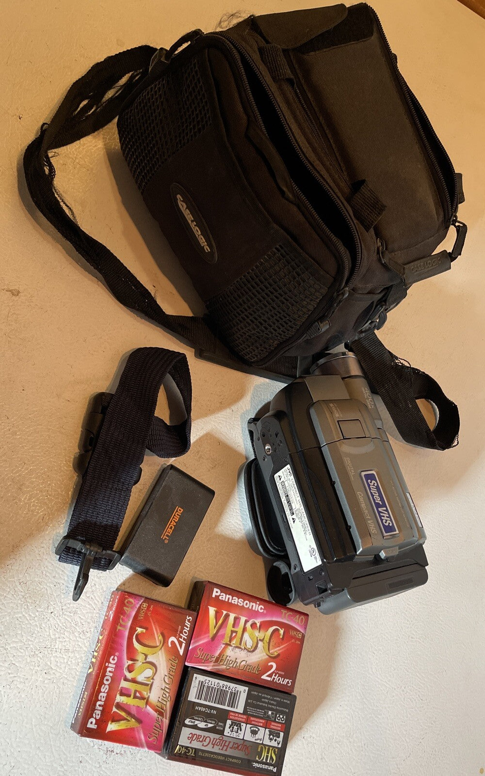 JVC Super VHS Camcorder With Bag And Extras