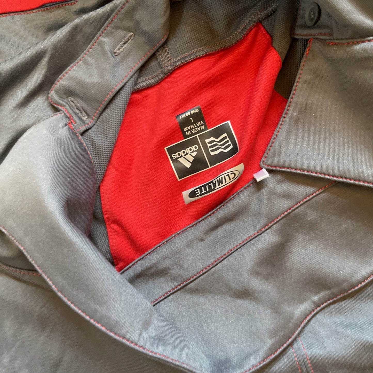 Adidas Long Sleeve Polo Large 