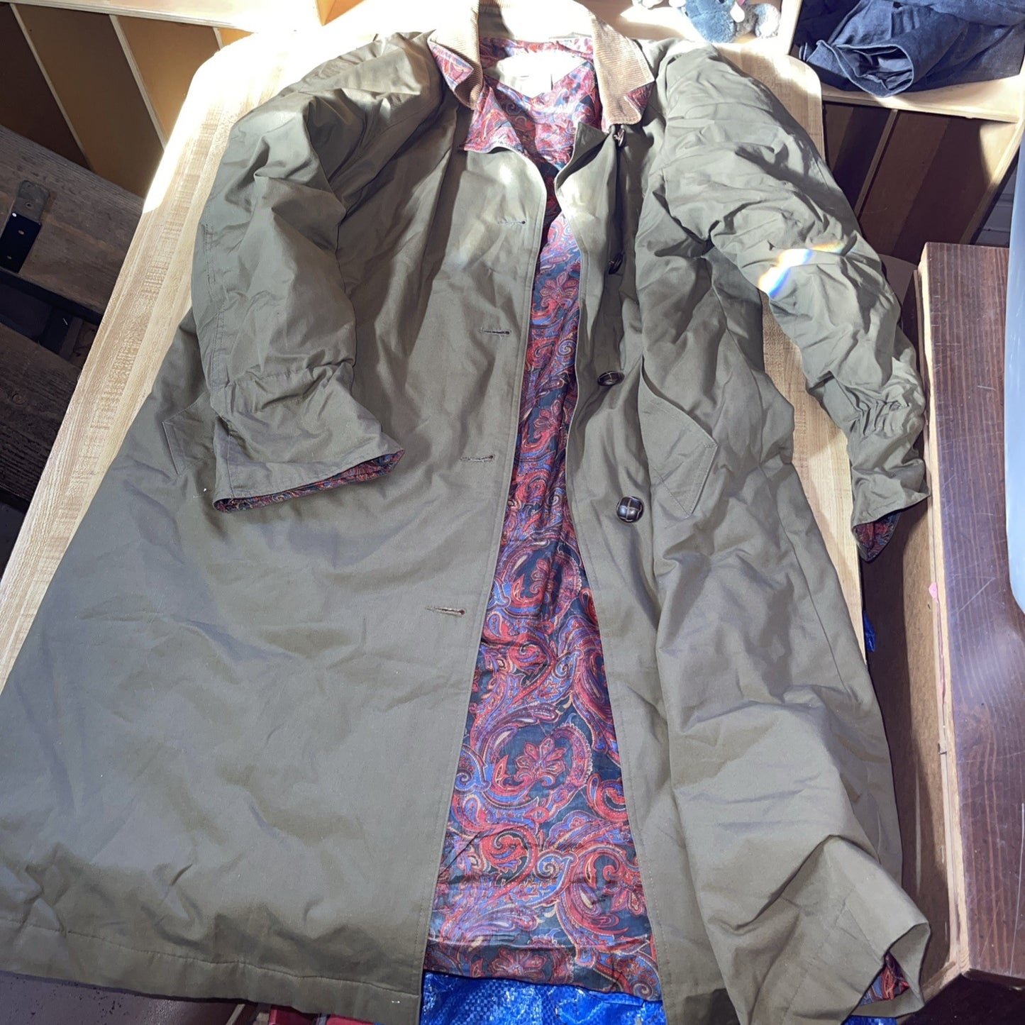Vintage Saxton Hall Trench Coat 