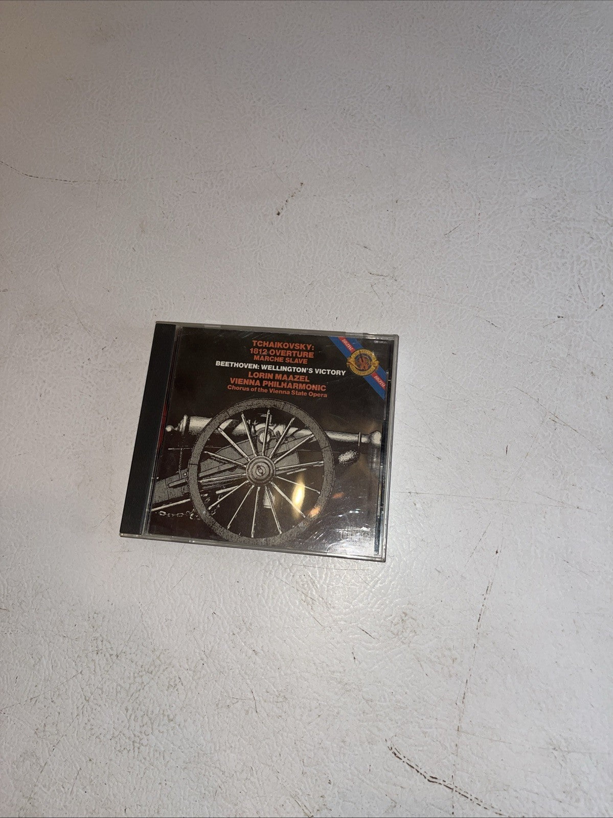 Tchaikovsky: 1812 Overture, Beethoven: Wellington's Victory Maazel (CD 1982)