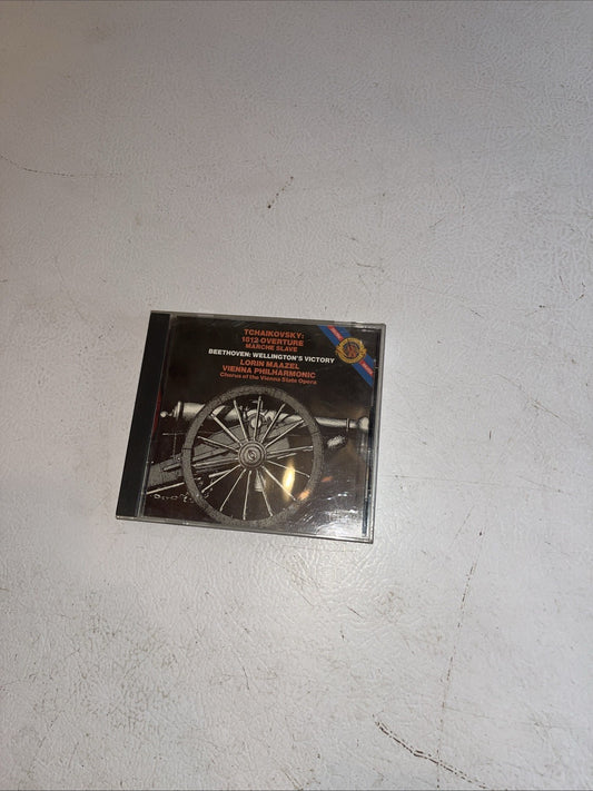 Tchaikovsky: 1812 Overture, Beethoven: Wellington's Victory Maazel (CD 1982)