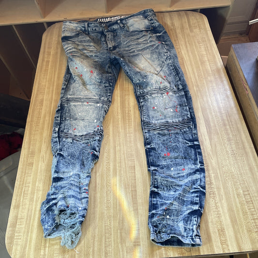 RGSTR Jeans 34/28 Distressed