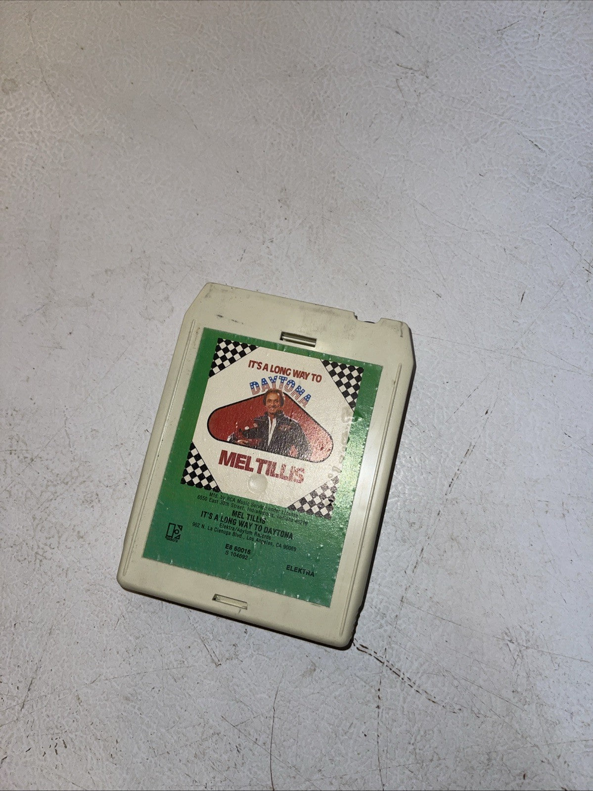 Mel Tillis - It's A Long Way To Daytona - 8 Track Tape