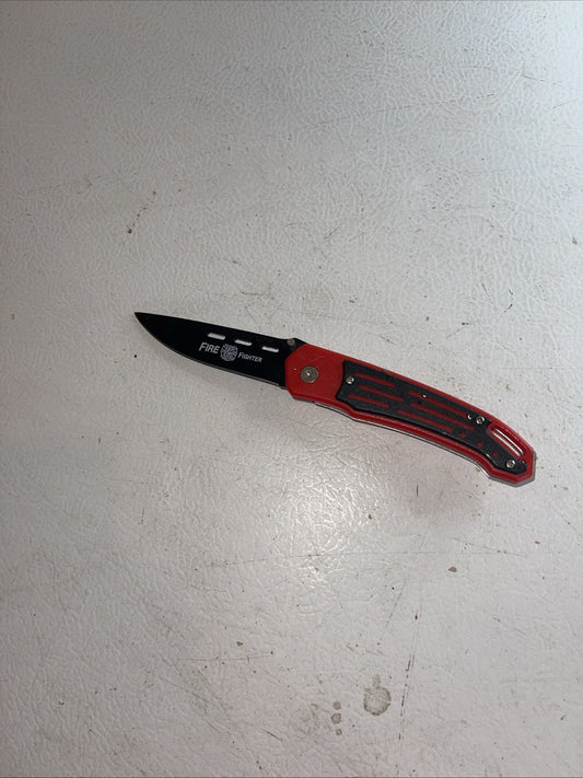 Frost Cutlery Fire Fighter Pocket Knife 
